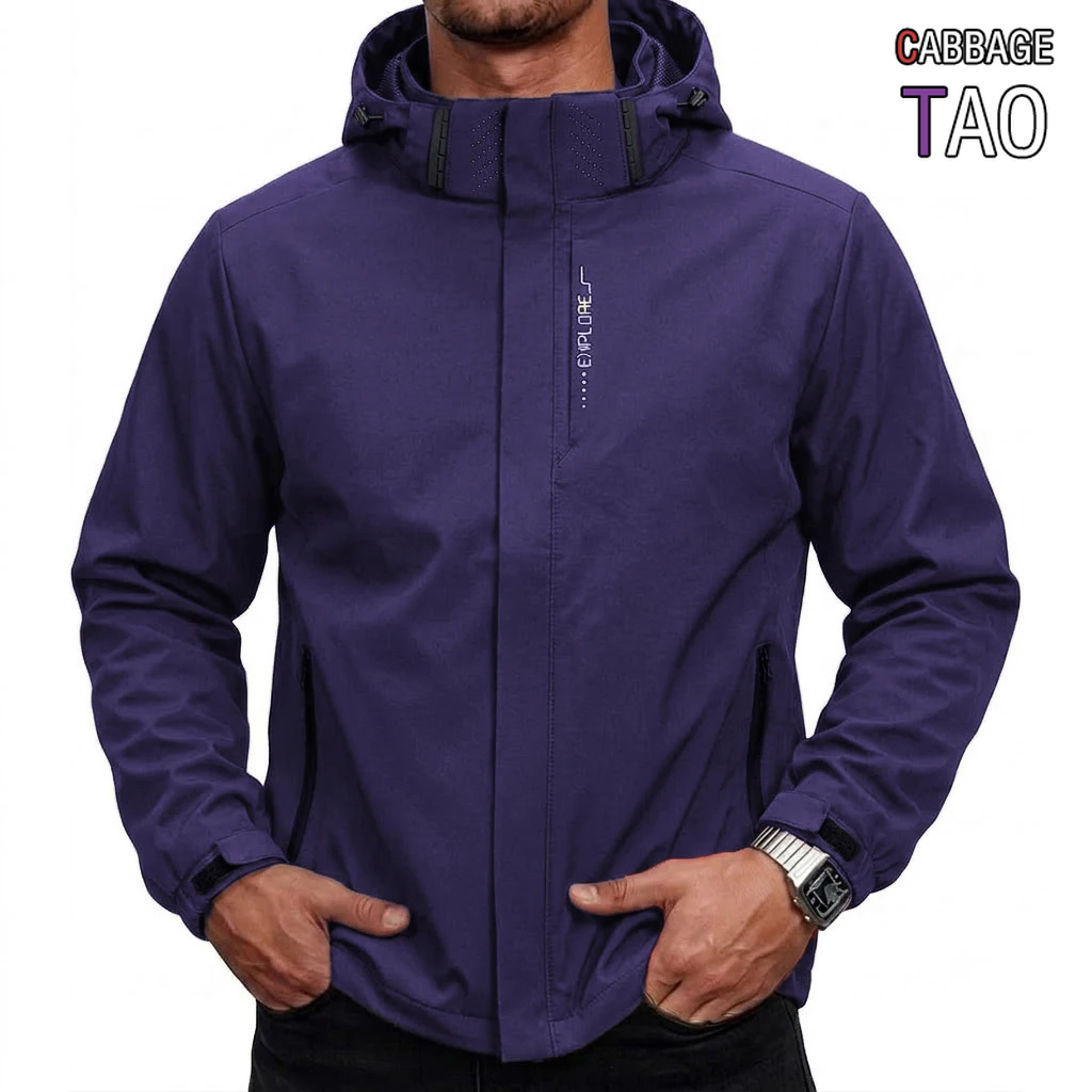 Outdoor Adventure Hat - Erkek Su Geçirmez Taktik Rüzgarlık Ceket