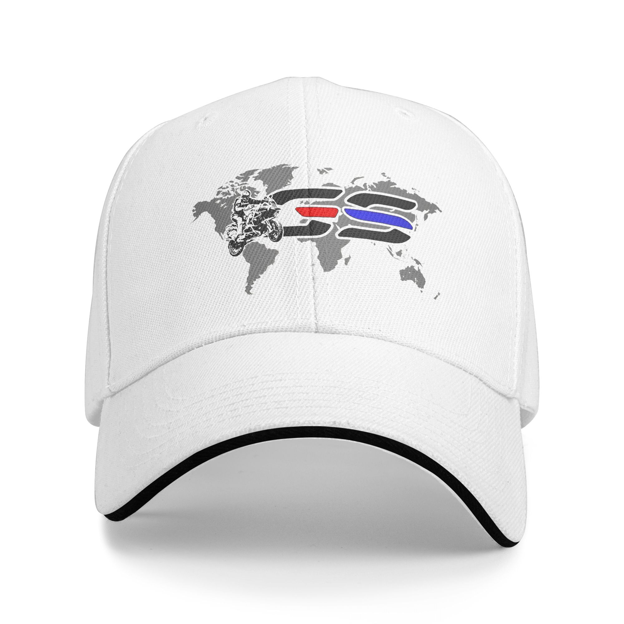 Outdoor Adventure Hat - Gs Dünya Haritası Macera Beyzbol Şapkası
