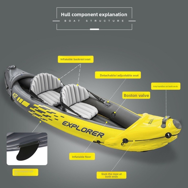 Şişme Bot İki Kişilik Sal Bot  - Outdoor Adventure Kayak incelemesi ve fiyatı