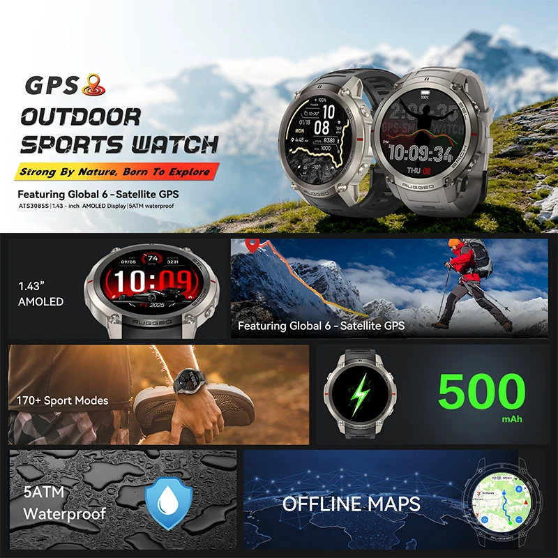 Spor Akıllı Saat GPS Çevrimdış - Outdoor Adventure World incelemesi ve fiyatı